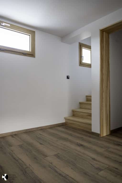 intérieur entrée Villa contemporaine en Savoie intérieur entrée Villa contemporaine en Savoie